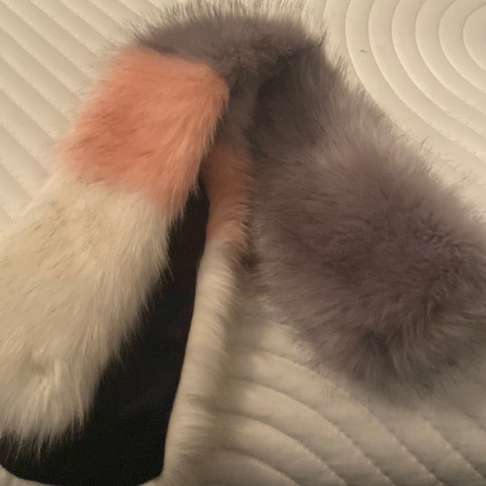 Neiman Marcus Faux Fur Scarf